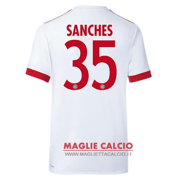 nuova maglietta bayern munich 2017-2018 sanches 35 terza